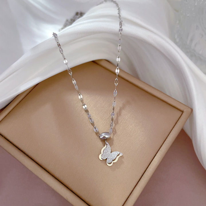 18k%20saudi%20gold%20pawnable%20legit%20necklace%20sale%20Butterfly%20Necklace%20Women's%20Luxury%20Collarbone%20Chain%20Jewelry%20-%20Image%202