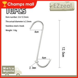 10pcs Stainless Steel Meat Hooks Pork Hook S-Type Meat Hook Roast Duck Hook For Hanging Meat