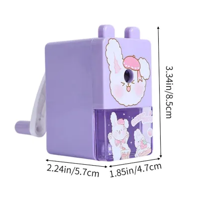 Manual automatic pencil sharpener
