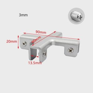 Phụ kiện kẹp nối kính hoặc gạch
