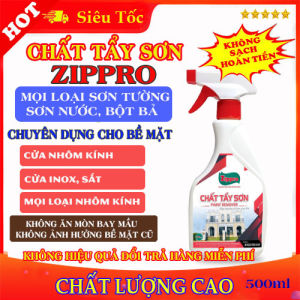 CHẤT TẨY SƠN TẨY XI MĂNG ZIPPRO 500ML LÀM MỀM TẨY SẠCH SƠN NƯỚC SƠN TƯỜNG XI MĂNG - HIỆU QUẢ CAO