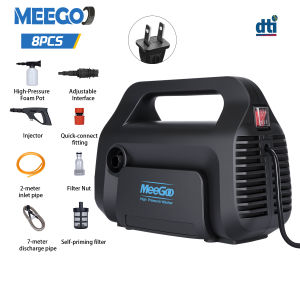 MeeGoo Car High Pressure Washer Heavy Duty 220V Portable Water Jet Cleaning Machine Power Sprayer