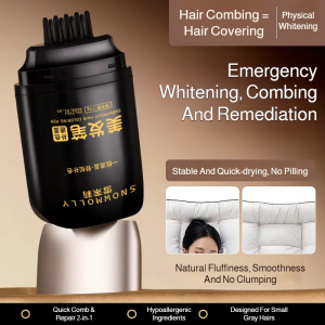 【一次性美发笔】White Hair Pen Lasting Cover White Hair Color Quick Cover White Plant Disposable Hair Pen Black Hair Genuine