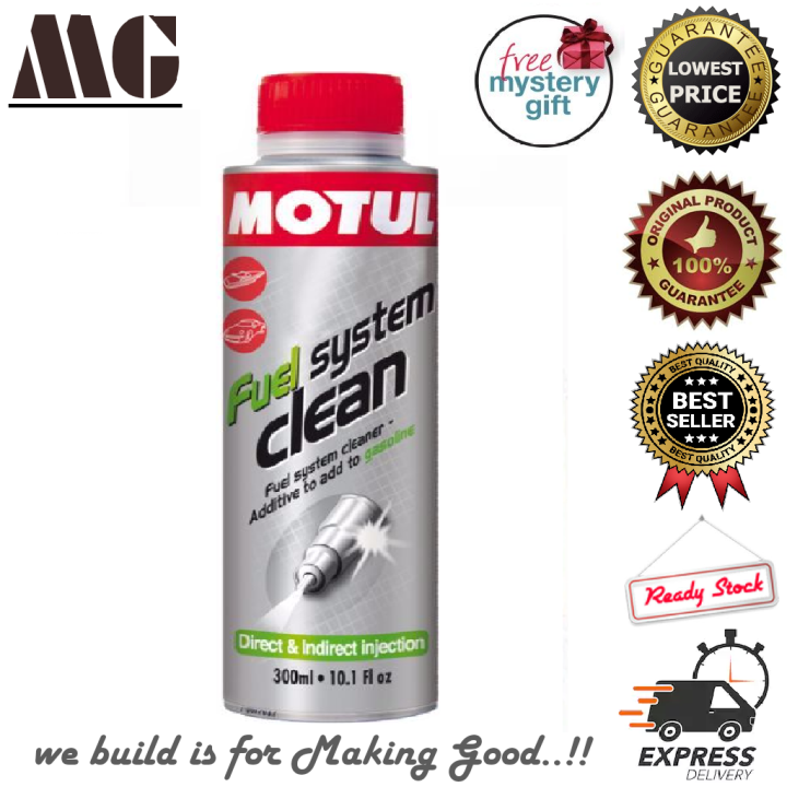 Fuel System Clean Auto MOTUL FUEL SYSTEM CLEAN 300ML Fuel system cleaner Additive to add to ...