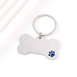 Free Customized Dog Tag Puppy ID Name Tag Cat Tag Kitten Tag Stainless Steel Pet Tag