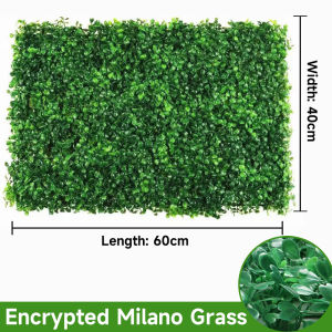 Simulasi rumput latar belakang dinding dinding dinding plastik dekorasi dinding tanaman hijau