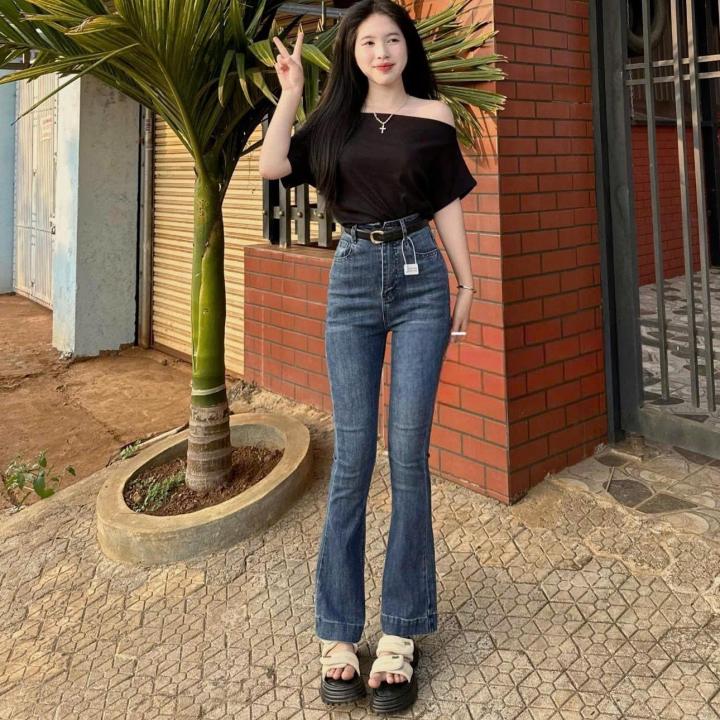Qu%E1%BA%A7n%20b%C3%B2%20jean%20n%E1%BB%AF%20d%C3%A1ng%20d%C3%A0i%20%E1%BB%91ng%20loe%20bass%201%20n%C3%BAt%20lai%20to%203%20ph%C3%A2n%20co%20gi%C3%A3n%20nh%E1%BA%B9%20t%C3%B4n%20d%C3%A1ng%20Women%20Pants%20Ong%20Voi%20-%20Image%204