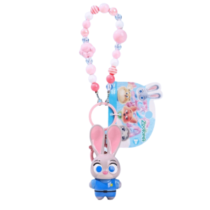 78YUANFF ดีไซน์จี้ จูดี้ นิค พวงกุญแจ ตัวการ์ตูน ซิลิโคน คู่คีย์เชน น่ารัก พวงกุญแจตุ๊กตา แฟนอนิเมะ