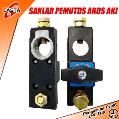 CASTA Saklar Pemutus Aki Mobil Universal Sakelar Pemutus 12V-24V Sakelar Isolator Baterai Kelautan