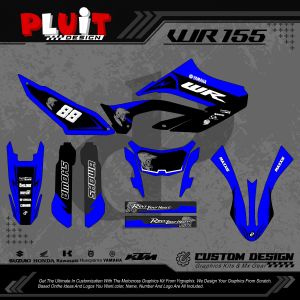 Decal Stiker Yamaha WR 155 Grafis Sticker Motocross Supermoto Full Body