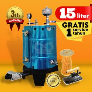Setrika Uap Steam Boiler MISTERMOTO 15ltr Tanpa Kepala Setrika