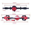 WPL C14 C24 C34 C44 B14 B24 Metal Front and Rear Axle Gearbox for WPL 1/16 4WD RC Car Truck Upgrade Parts Accessories. 