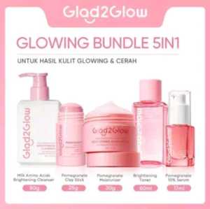 Glad2glow 1 Paket 6 IN 1-6 Pcs Pencerah Series Pink g2glow 1 paket hemat