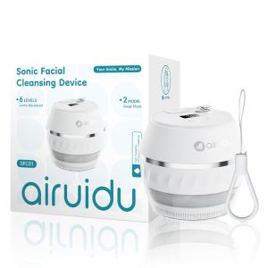 Airuidu SFC01 Sonic Facial Cleansing Brush Cleanse Exfoliate Nourish w/ Dust Cover  For All Skin[Fast Shipping]