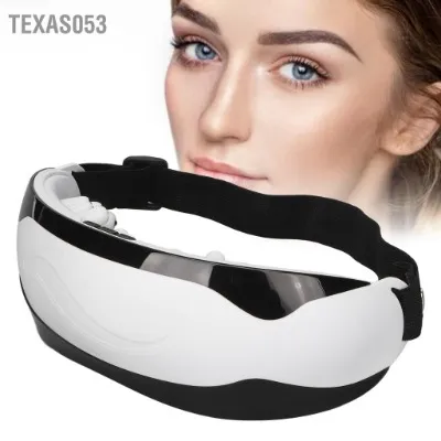 Máy Massage Mắt Từ Tính Sạc USB 9 Chế Độ Rung Tâm Thư Giãn