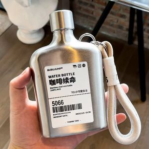 Stainless Steel Flask Bottle Portable Outdoor Camping Flagon coffee milk tea Pot