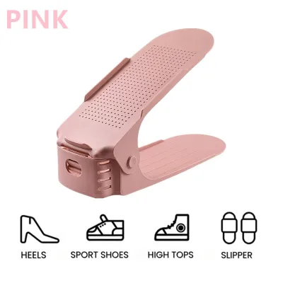 【SG Stock】Adjustable Upgraded Shoe Organizer Shoe Stacker Space Saving