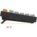 Keychron K10เกมไร้สายคีย์บอร์ดแบบกลไก/ขนาดเต็ม/เค้าโครงสหรัฐอเมริกา/ไฟ LED สีขาว/Gateron G Pro สวิทช์ทางกล/ใช้ได้กับสายและบลูทูธไร้สาย/เมาส์ Mac Windows (Gateron G Pro แกนกลไกสีแดง). 