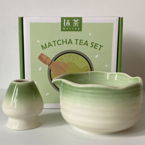 7Pcs Japanese Matcha Making Set Matcha Bowl Bamboo Whisk Grinder Brushes Tea Tool Holder Great Gifts
