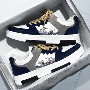 Men Korean Fashion Mesh Breathable All Match Lace Up Sports Sneakers Canvas Shoes Comfortable Casual Rubber Shoes For Men On Sale