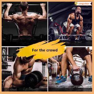 yangyuhua 2PCS Weight Lifting Hook Grips With Wrist Wraps Hand-Bar Wrist Strap Gym Fitness Hook Weight Strap Pull-Ups Power Lifting Gloves