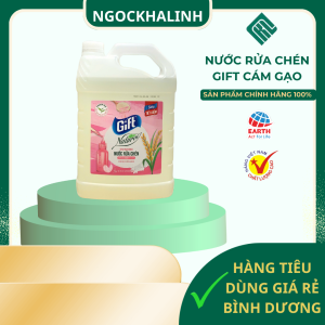 Nước rửa chén Gift cám gạo gạo & collagen can 38KG