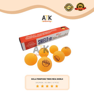 Bola Pingpong Tenis Meja Shield 40 mm Murah Isi 6 Pcs atk