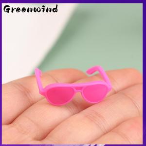 【Greenwind】 20ชิ้นแว่นตาตุ๊กตาบ้านตุ๊กตาจิ๋วหลากสีแว่นตาเท่แว่นตาตุ๊กตาอุปกรณ์ตกแต่งตุ๊กตาของเล่น