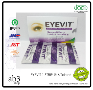 EYEVIT VITAMIN MATA 1 STRIP ISI 6 TABLET KESEHATAN MATA ANAK & DEWASA