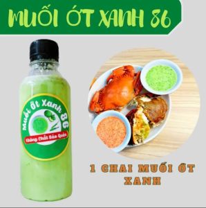 Muối ớt xanh 86 nhà làm dùng chấm đồ nướng hải sản hoặc trộn SIÊU NGON