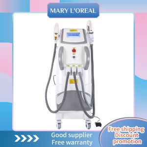 Professional multifunctional beauty machine IPL OPT E light ND YAG laser hair removal