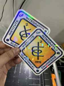 IIEE LOGO PREMIUM QUALITY STICKER BUY 1 TAKE 1 (waterproof scratch proof non faded)