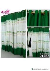 COD GORDEN PINTU/JENDELA SMOKRING HORDENG RING 12 RING 6 GELOMBANG GORDENG PINTU UKURAN 220x105