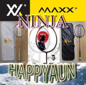 MAXX NINJA SERIES BADMINTON RACKET (FREE STRING FREE GRIP)