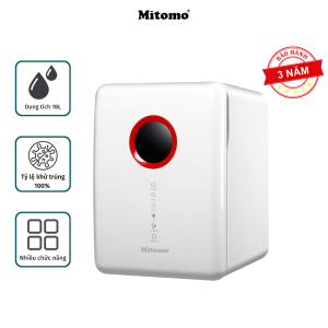 Máy Tiệt Trùng Sấy Khô UVC Mitomo 18L - Bảo Quản 24H Diệt Khuẩn Tia Cực Tim Nước Gió Sấy Ba Chiều Bảo Hành 3 Năm