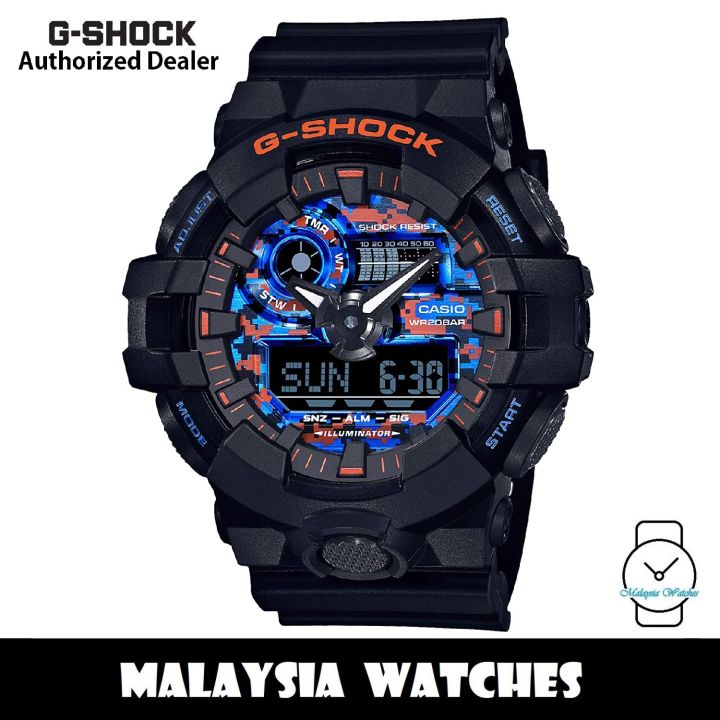 OFFICIAL WARRANTY) Casio G-Shock GA-700CT-1A City Urban Outdoor
