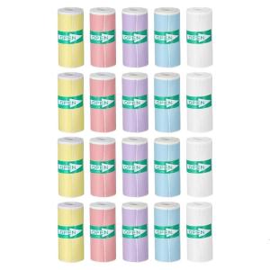 20Rolls Thermals Printer Paper SelfAdhesive Sticker Labels Compatible for Most Mini Printers BPAFree for School Project
