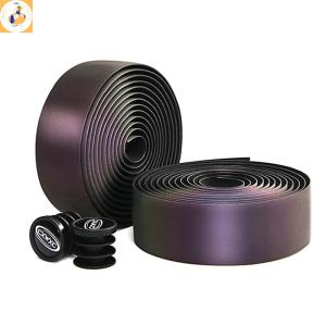 EOY Cycling Bicycle Handlebar Tape Light Reflective Bike Bar Tape Wrap Pu Leather