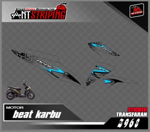 Striping Beat FI 2013 2014 2015 list bahan bening Transparan terbaru Z968