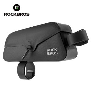 【Local Delivery】ROCKBROS Cycling Top Tube Bag 0.6L/0.9L Magnetic Waterproof  Bicycle Frame Bag Large Opening Narrow Shape MTB Road Bike Triangle Bag