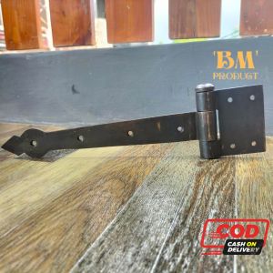 Engsel Pintu Rumah Motif Lancip 29 cm Engsel Kuningan Engsel Gerbang 1pcs