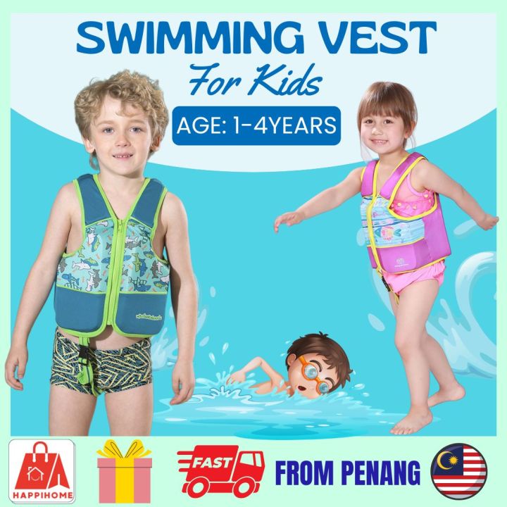 Kids Swim Vest Children Safety Buoyancy Life Jacket Ocean Underwater ...