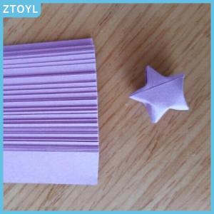 ZTOYL Origami Lucky Star Paper Strips Folding Paper Ribbons Colors