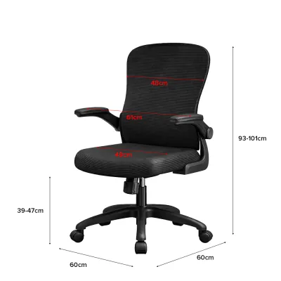 [VISIONSWIPE™] Melina Office Chair without Headrest Computer Study Gaming Ergonomic