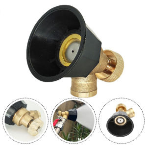 Spray Nozzle Agricultural Atomization Black Copper Whirlwind Sprinkler Head alloy Agricultural Atomization Adjustable Nozzle Garden Alloy Black Cyclone Nozzle