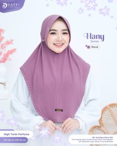 Hany Daffi Hijab Jilbab Instan Ped Jersey Tali Belakang Terbaru Simple 2024