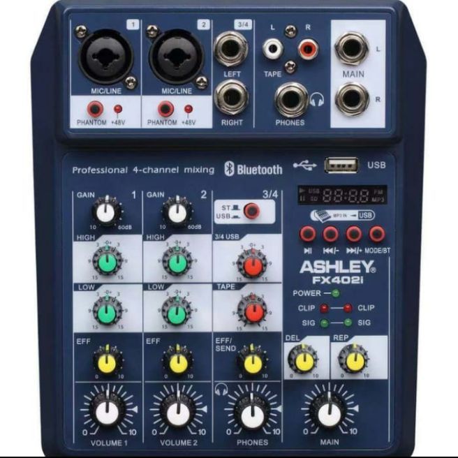 Mixer ASHLEY 4 Channel FX402i bluetooth original Lazada Indonesia