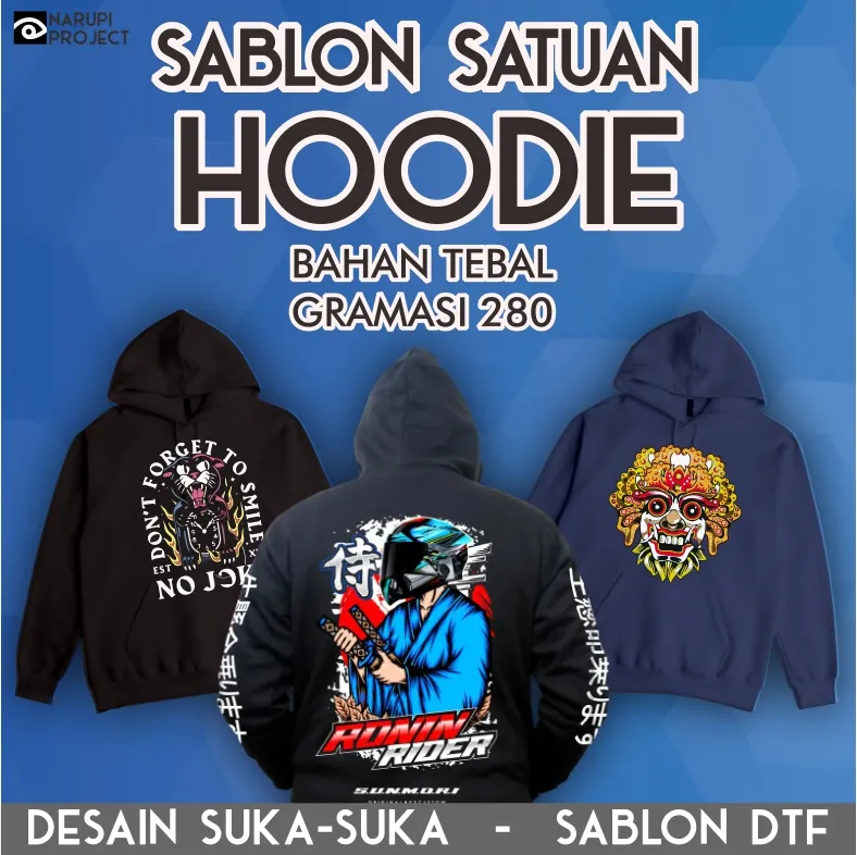 Hoodie satuan clearance