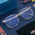 MetroSunnies Fox Specs / Anti Radiation Glasses for Women and Men / Photochromic / Eyeglasses Replaceable Lens / Blue Light Eyewear / Metal Frame. 