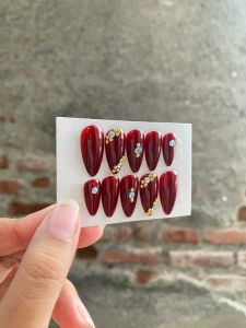 Kupal / Nail Art Custom | Runcing False | Cover Fingernail + Lem